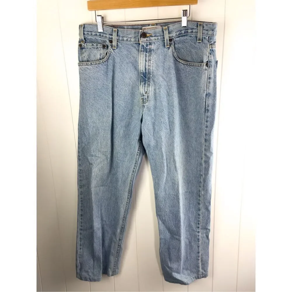 Levi Strauss Signature Jean 90s vintage Regular Fit Jeans Light Blue W36 L30 Men